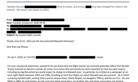 Yeni Epstein belgeleri: Trump'ın özel jet kayıtları yeniden gündemde