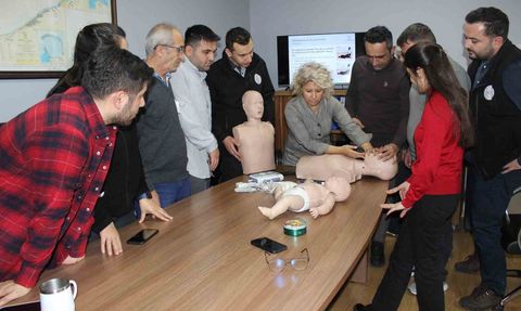 Zonguldak liman personeline kapsamlı ilkyardım eğitimi