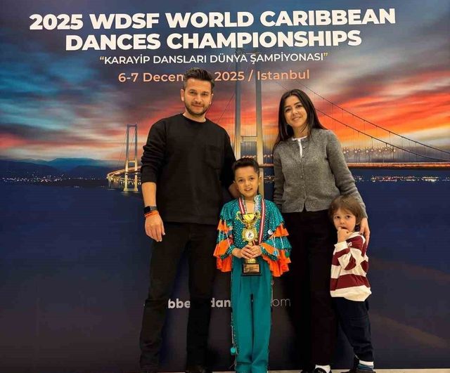 Denizli'nin minik gururu Toprak Çınar Çon dünya üçüncüsü oldu