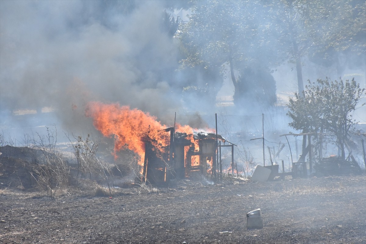 Bursa'nın Nilüfer ilçesinde yerleşim alanını tehdit eden anız yangını, ekiplerce kontrol altına...