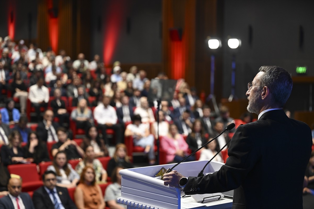 Cumhurbaşkanlığı İletişim Başkanı Fahrettin Altun, Ankara'da düzenlenen "Cumhurbaşkanlığı İletişim...