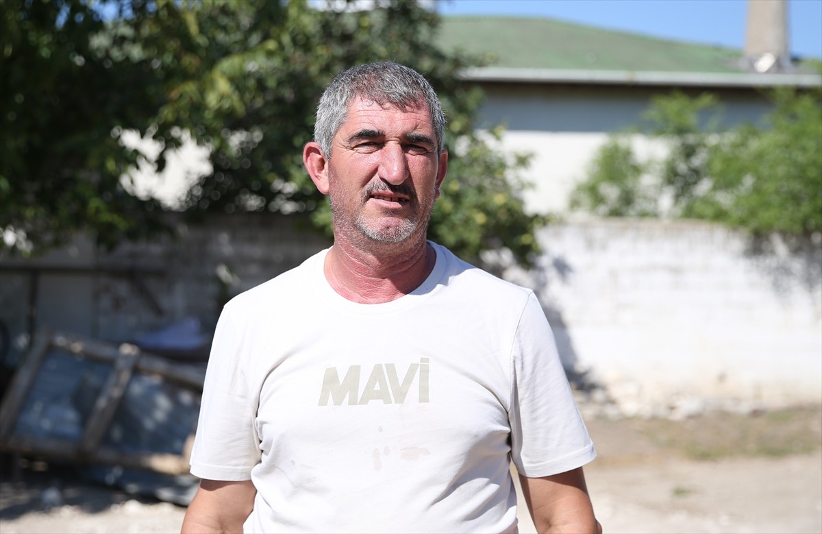 Edirne'nin Lalapaşa ilçesine bağlı Çömlekköy Göleti'nde, su seviyesinin düşmesine bağlı oksijen...