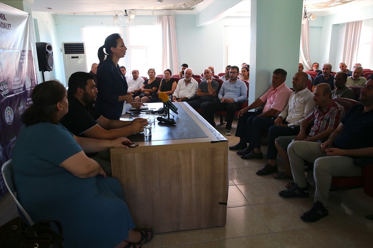 Halkların Eşitlik ve Demokrasi Partisi (DEM Parti) Eş Genel Başkanı Tulay Hatımoğulları Oruç...