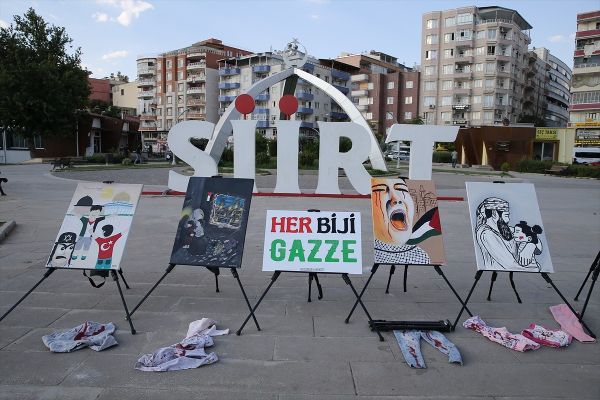 İstanbul'dan yola çıkan Eyüp Güzel ve kızı Şüheda Güzel, İsrail'in Gazze'ye yönelik saldırılarına...