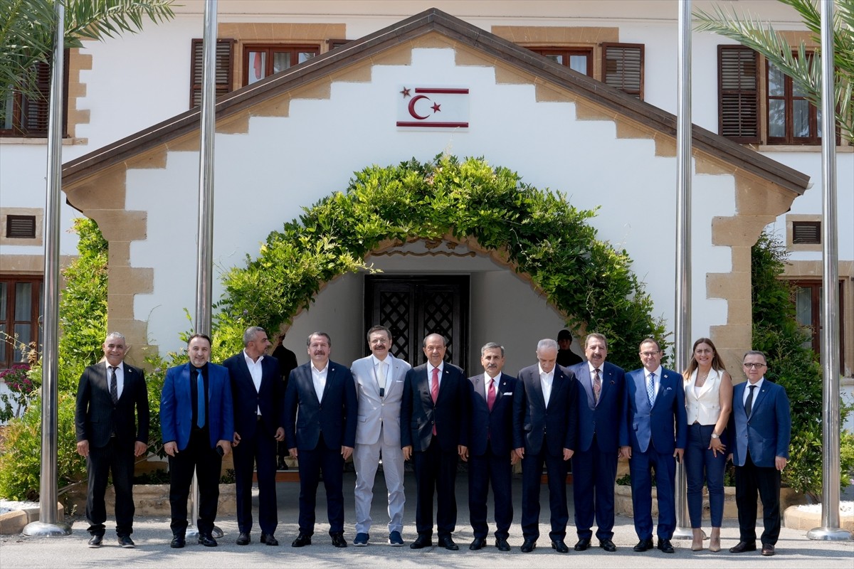 Kuzey Kıbrıs Türk Cumhuriyeti (KKTC) Cumhurbaşkanı Ersin Tatar, Türkiye Odalar ve Borsalar Birliği...
