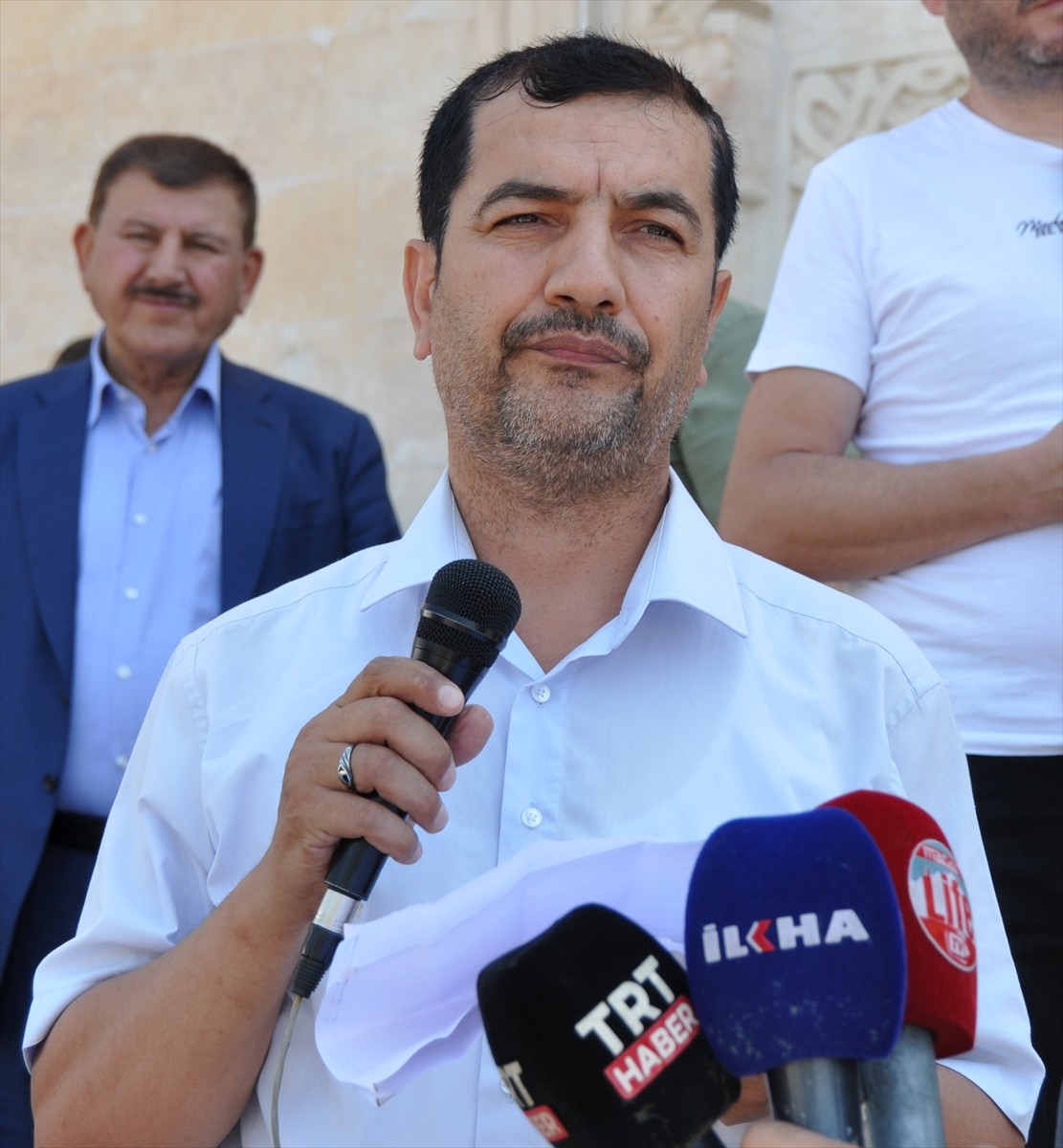 Mardin'de İsrail'in Gazze'ye saldırıları basın açıklamasıyla protesto edildi. Peygamber...