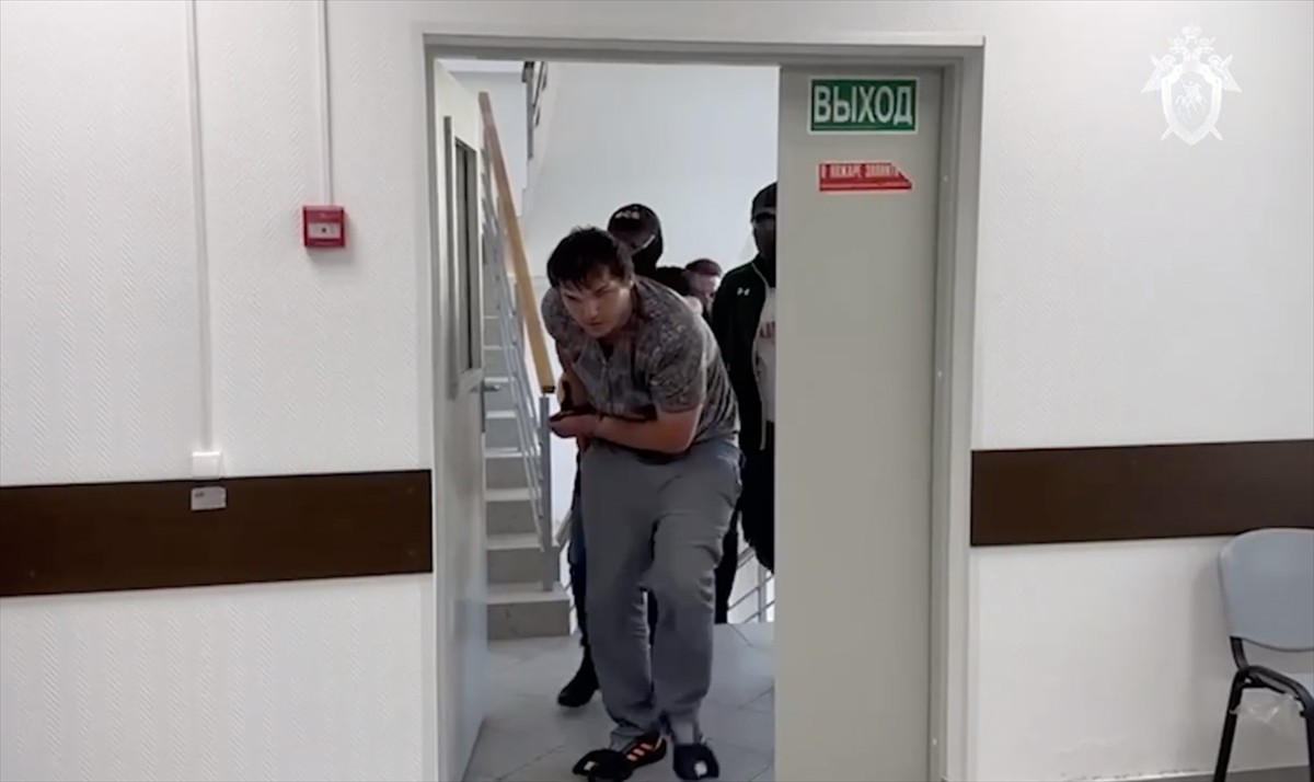 Rusya Federal Güvenlik Servisi (FSB), Moskova'nın kuzeyinde, içinde Rus askeri görevlisinin...