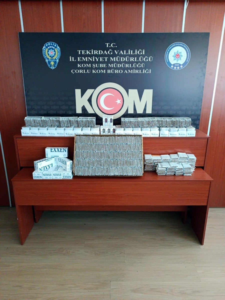 Tekirdağ'da düzenlenen kaçakçılık operasyonunda 11 şüpheli yakalandı. Yapılan aramalarda, 152 bin...