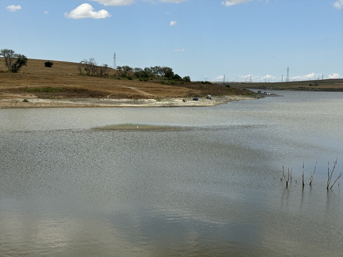 Tekirdağ'ın Marmaraereğlisi ilçesindeki sulama için kullanılan ve ilçedeki bazı mahallere içme...