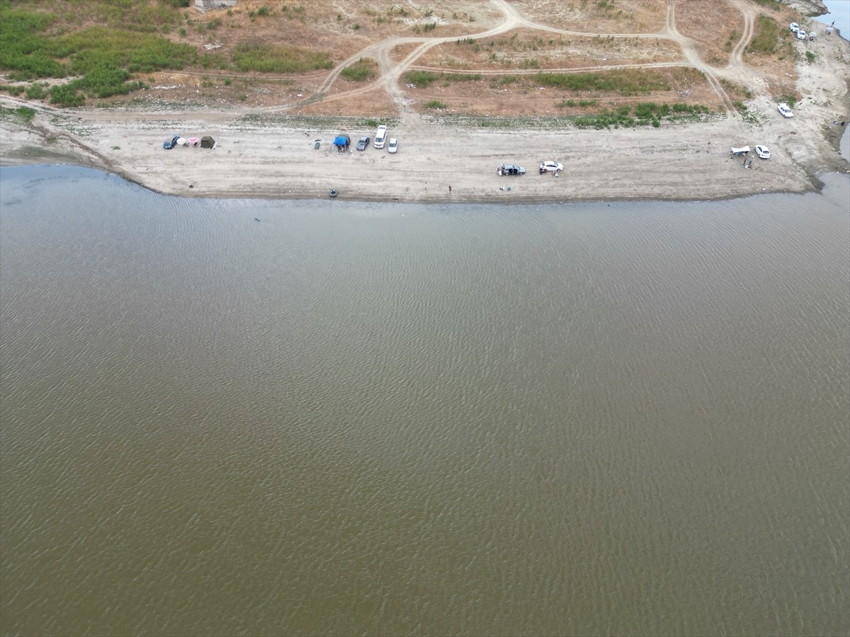Tekirdağ'ın Marmaraereğlisi ilçesindeki sulama için kullanılan ve ilçedeki bazı mahallere içme...