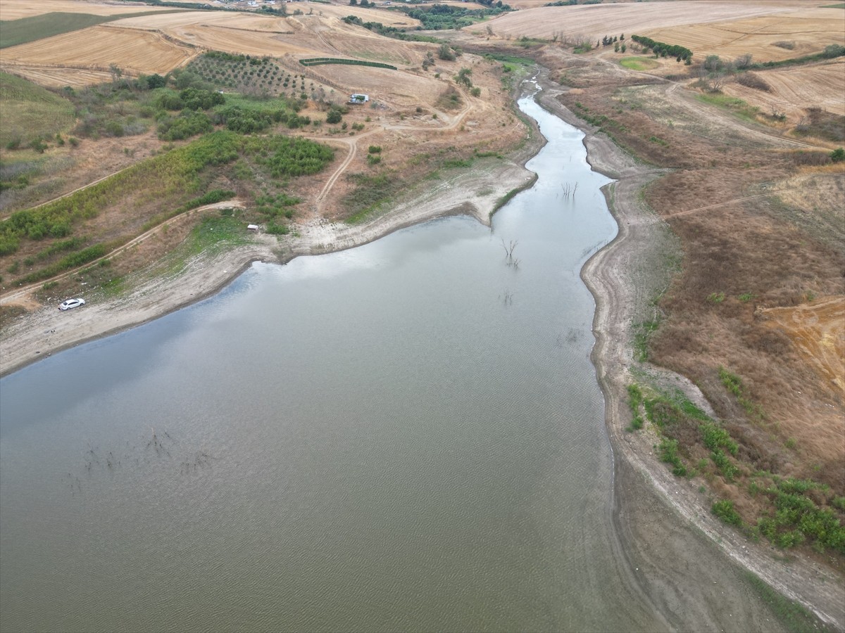 Tekirdağ'ın Marmaraereğlisi ilçesindeki sulama için kullanılan ve ilçedeki bazı mahallere içme...