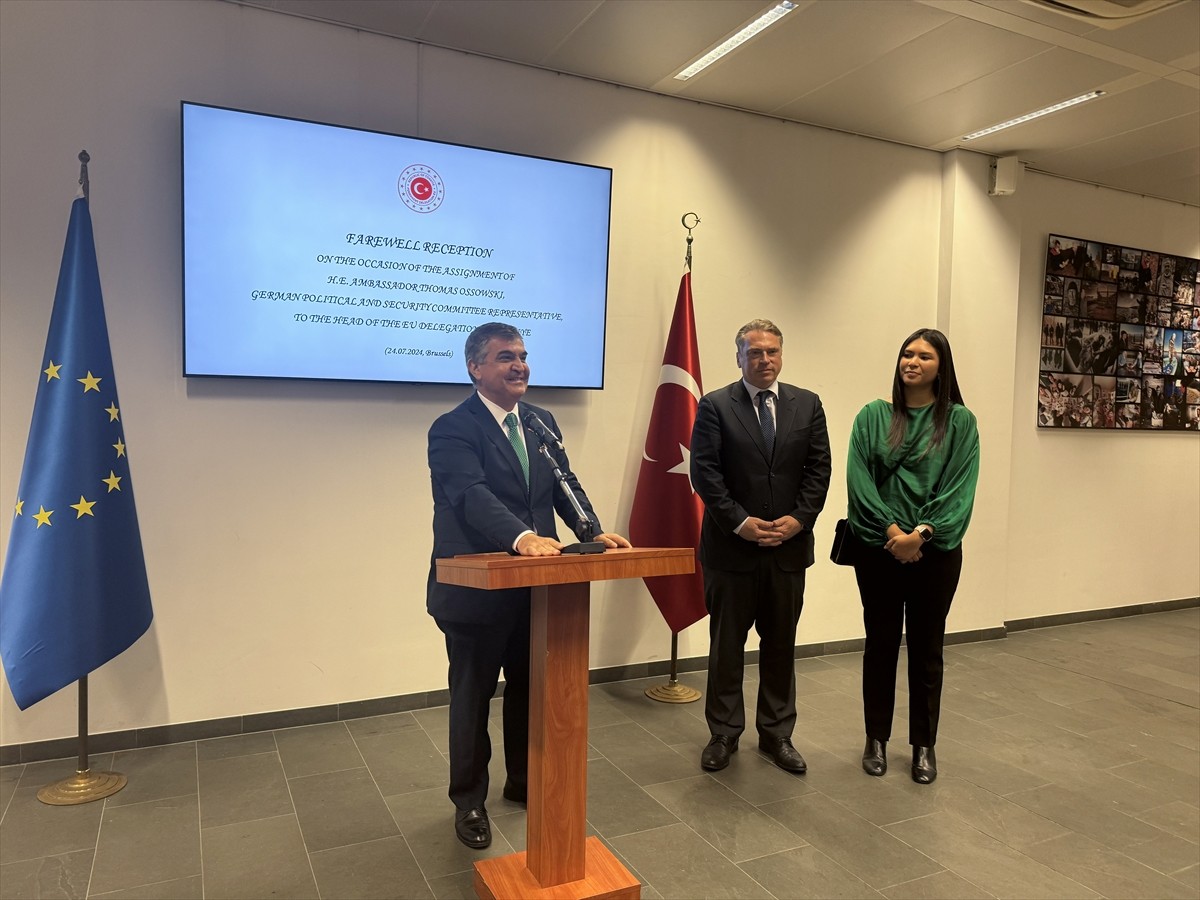 Türkiye'nin Avrupa Birliği (AB) Nezdinde Daimi Temsilcisi Büyükelçi Faruk Kaymakcı, AB Türkiye...