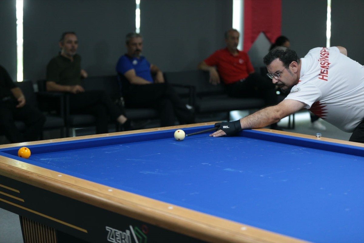 Artistik Bilardo Türkiye Şampiyonası 2. etap mücadelesi, Bolu'da başladı. Karaçayır Spor...