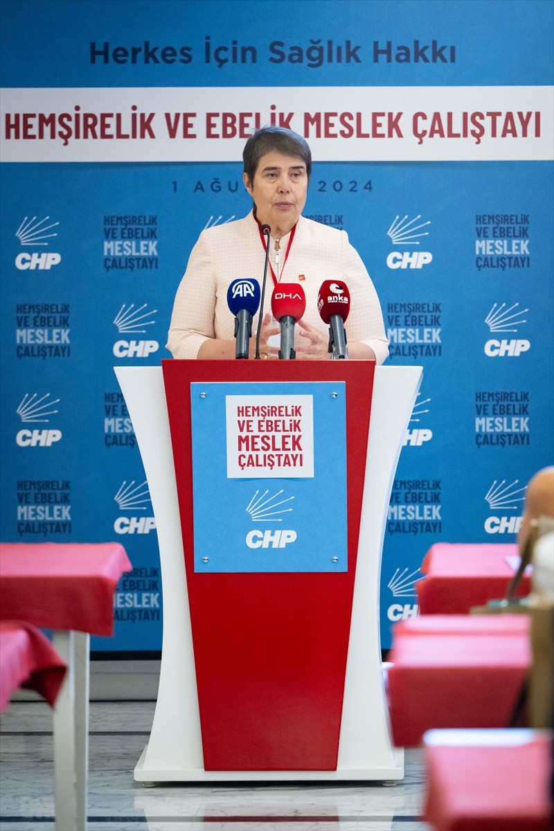 CHP Genel Merkezi'nde Hemşirelik ve Ebelik Meslek Çalıştayı düzenlendi. Çalıştay, saygı duruşu ve...