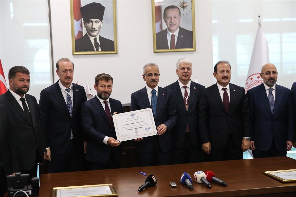 Çukurova Uluslararası Havalimanı'na "A Grubu Havaalanı Terminal İşletme Ruhsatı" verildi....