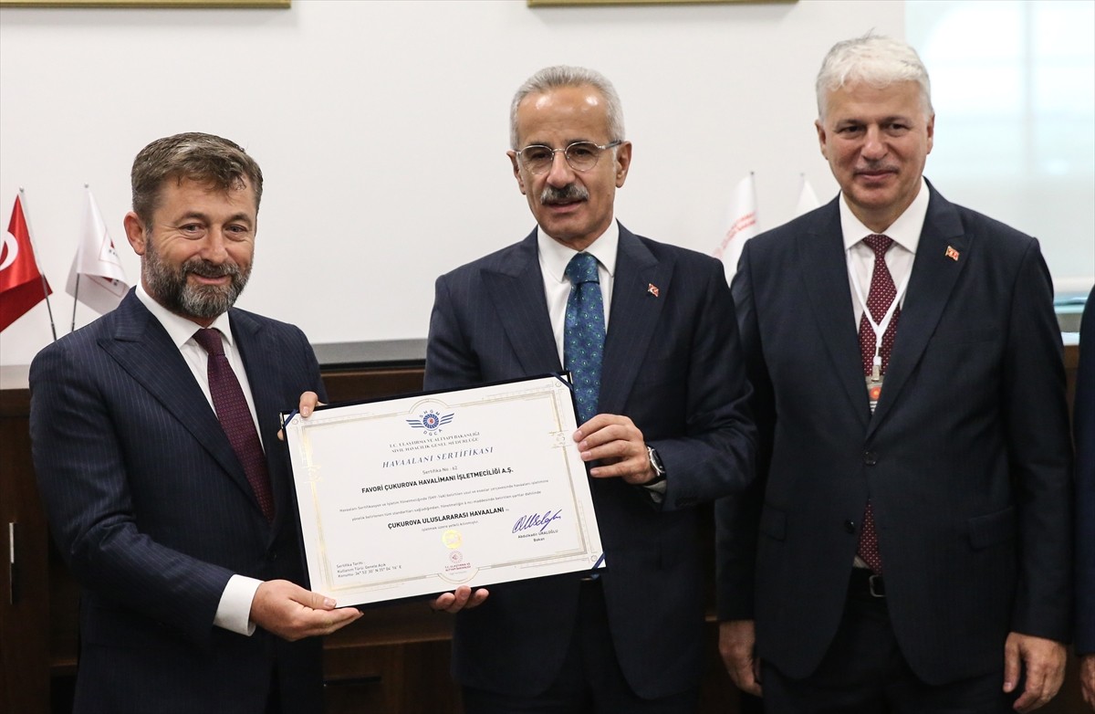 Çukurova Uluslararası Havalimanı'na "A Grubu Havaalanı Terminal İşletme Ruhsatı" verildi....