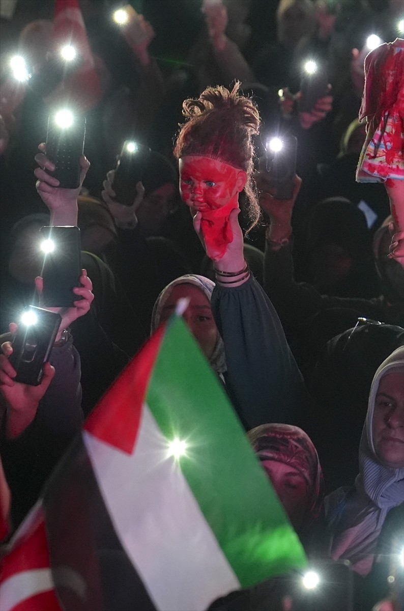 Erzurum'da Hamas Siyasi Büro Başkanı İsmail Heniyye'nin Tahran'da suikasta uğraması ve İsrail'in...