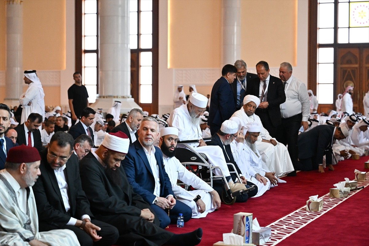 Hamas Siyasi Büro Başkanı İsmail Henniye için Katar’ın başkenti Doha’daki İmam Abd al-Wahhab...