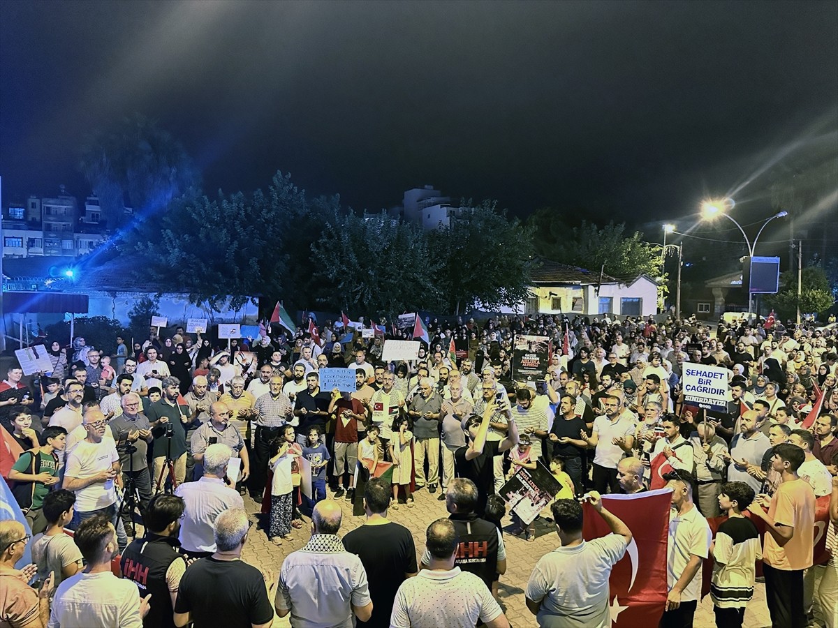 Hatay'ın Dörtyol ilçesinde Hamas Siyasi Büro Başkanı İsmail Heniyye'nin suikaste uğraması ve...