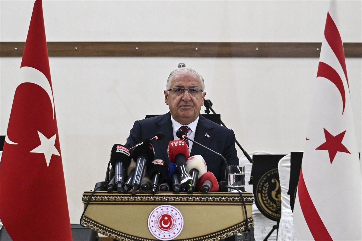 Kuzey Kıbrıs Türk Cumhuriyeti (KKTC) 1 Ağustos Toplumsal Direniş Bayramı başkent Ankara'da Gazi...