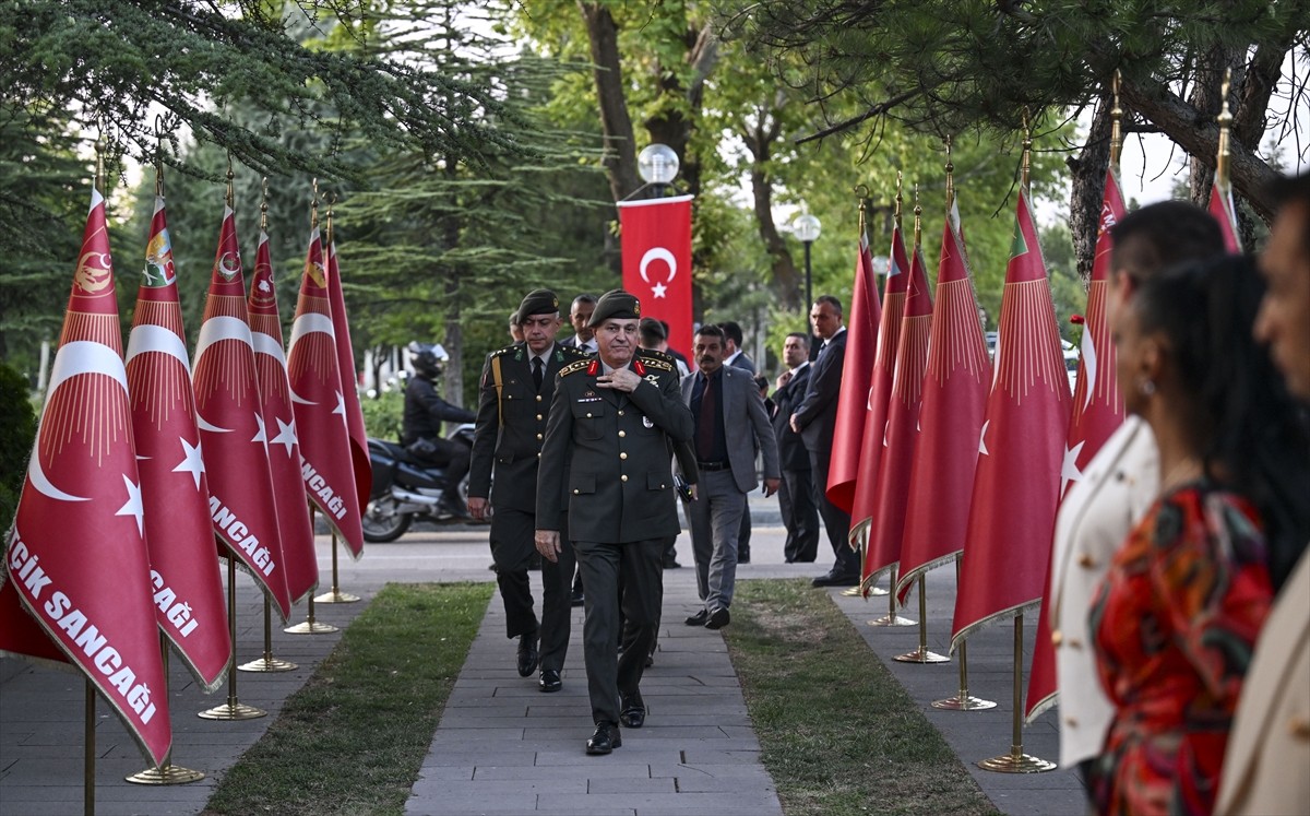 Kuzey Kıbrıs Türk Cumhuriyeti (KKTC) 1 Ağustos Toplumsal Direniş Bayramı başkent Ankara'da Gazi...