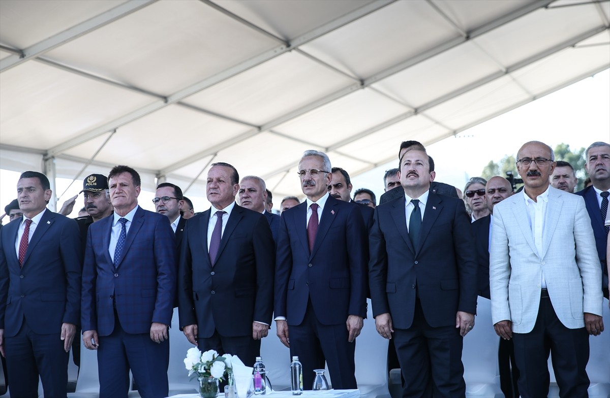 Mersin'in Anamur ilçesinde, Anamur Feribot ve Deniz Uçağı İskelesi'nin açılışı...