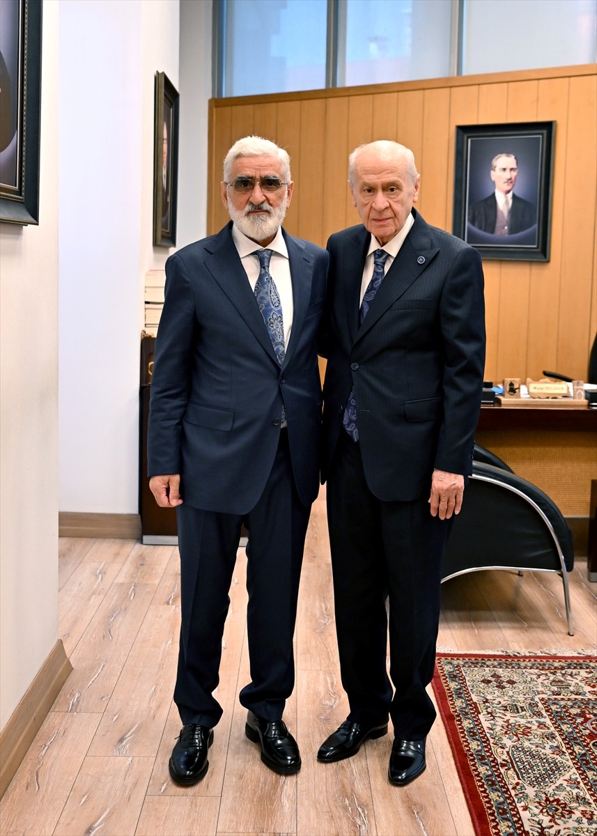 MHP Genel Başkanı Devlet Bahçeli, Azerbaycan Klasik Halk Cephesi Partisi Genel Başkanı Mirmahmud...