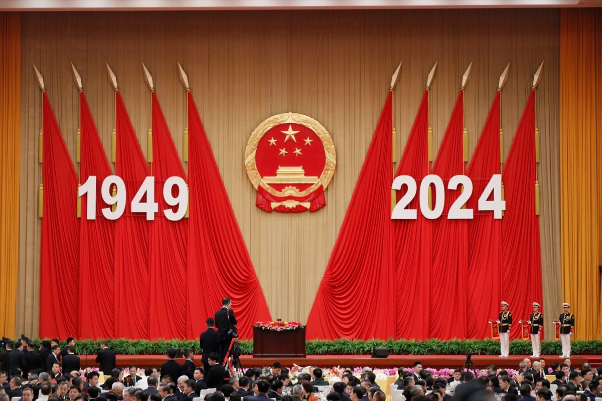 Çin'de Halk Cumhuriyeti'nin kuruluşunun 75. yılı kutlanıyor. 1 Ekim'de kutlanan Ulusal Gün...