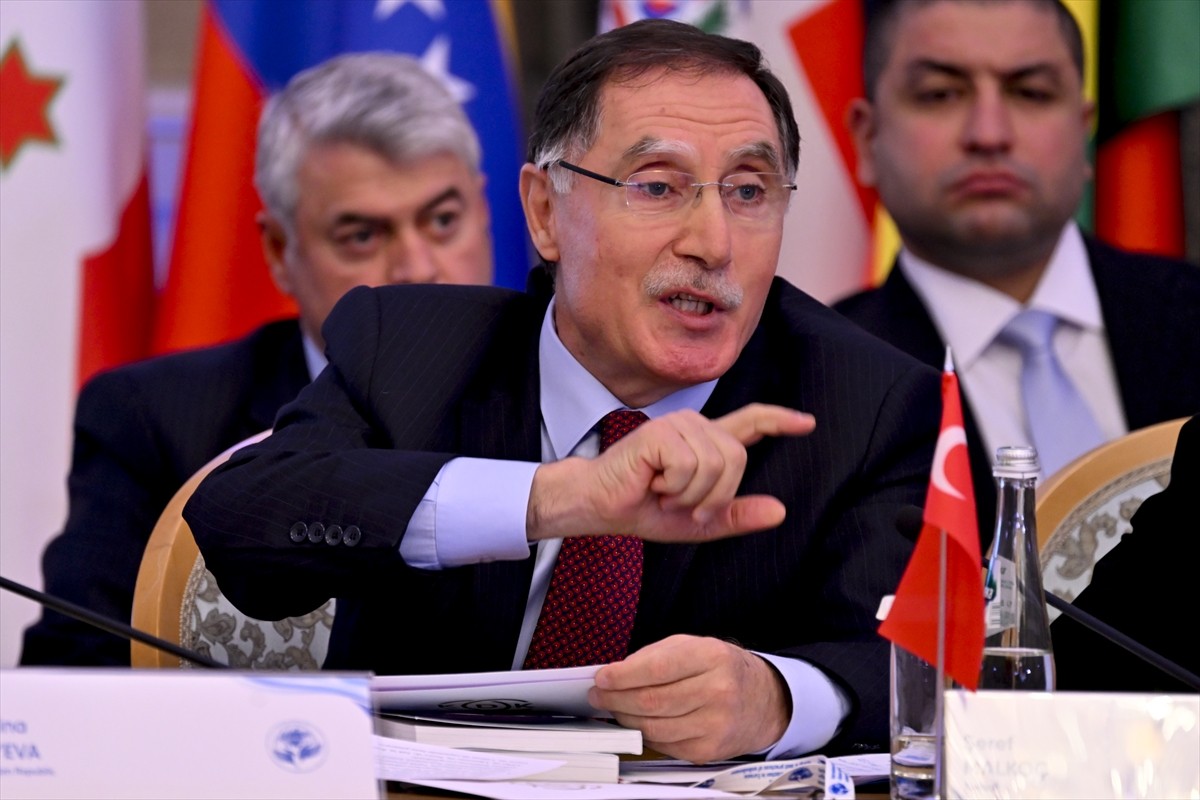 Kamu Başdenetçisi Şeref Malkoç (sol 3), Rusya'nın başkenti Moskova'da düzenlenen sağlık...