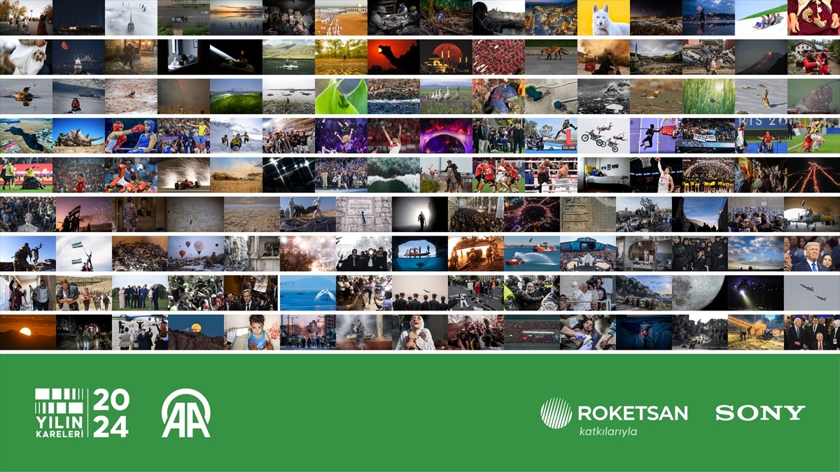 Anadolu Ajansının (AA) gözünden 2024'e damga vuran olaylara ait fotoğrafların yer aldığı "Yılın...