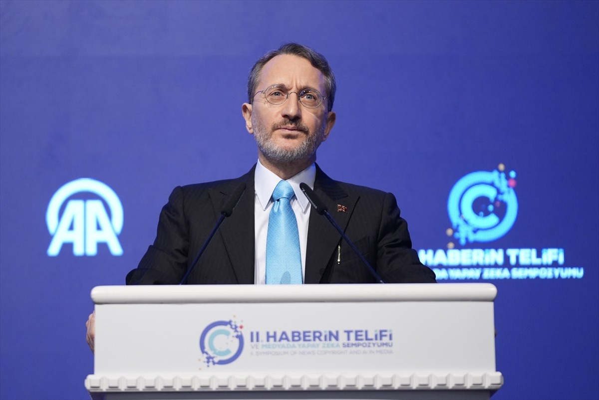 Cumhurbaşkanlığı İletişim Başkanı Fahrettin Altun, Anadolu Ajansı tarafından, Boğaziçi...
