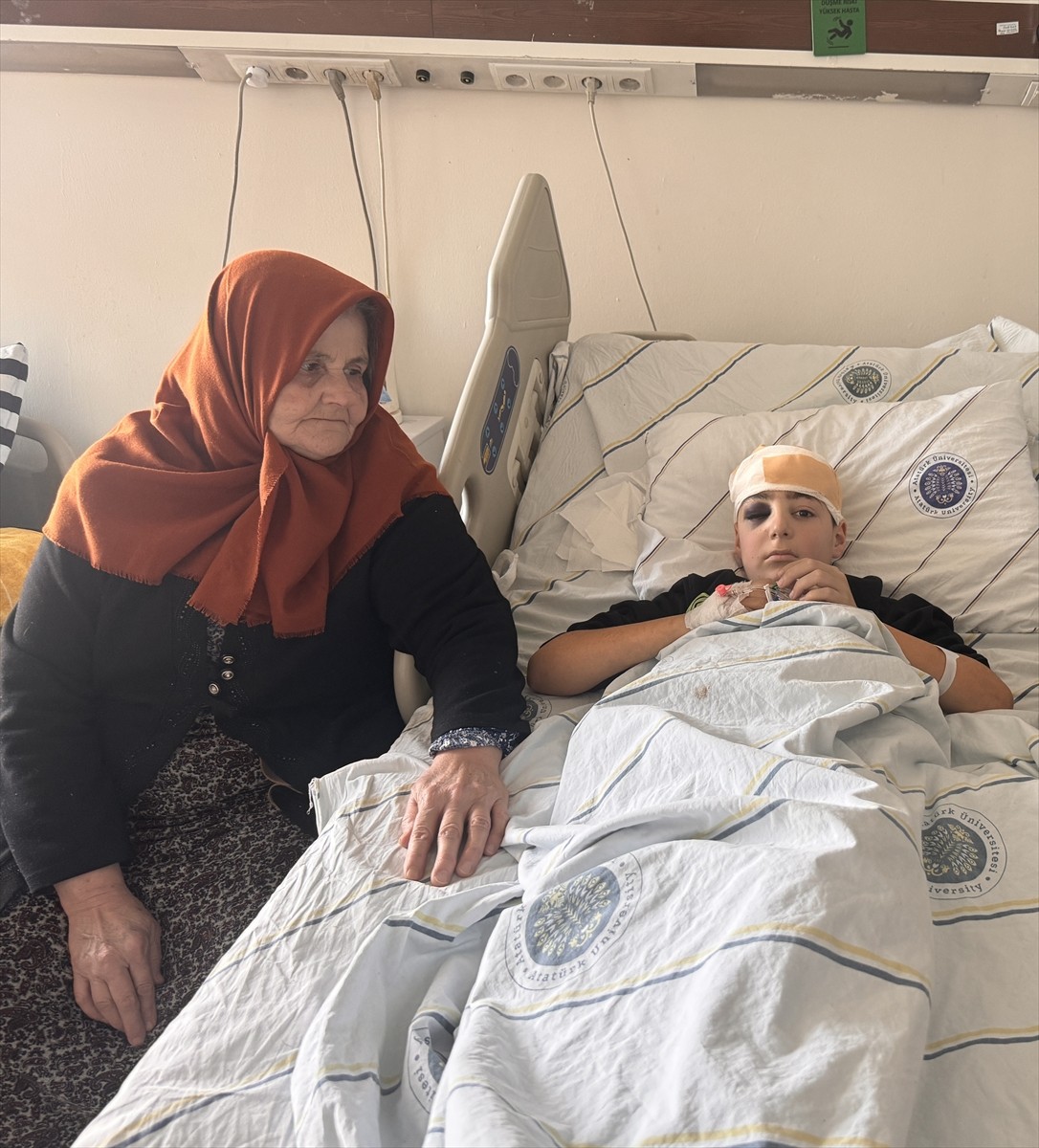 Erzurum'da 17 Aralık'ta başına çatıdan buz ve kar kütlesi düşmesi sonucu kafatası ile çenesinde...