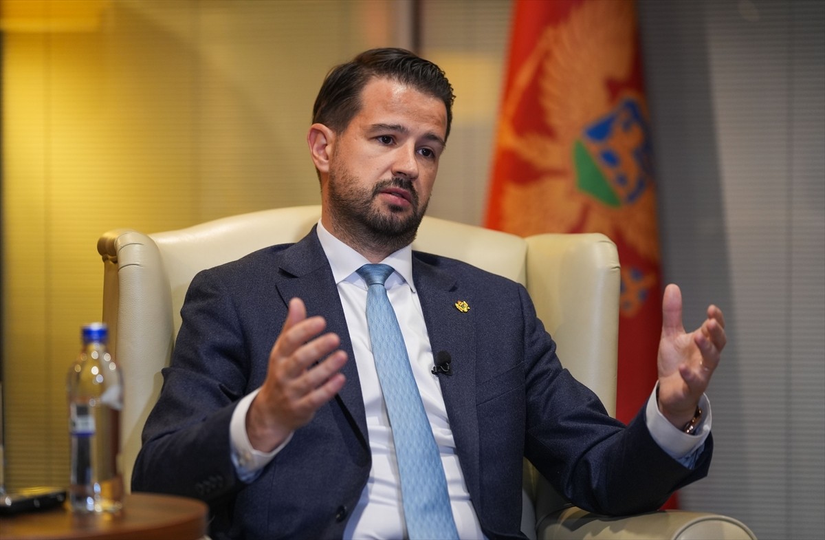 Karadağ Cumhurbaşkanı Jakov Milatovic, Karadağ-Türkiye ilişkileri hakkında AA muhabirine...