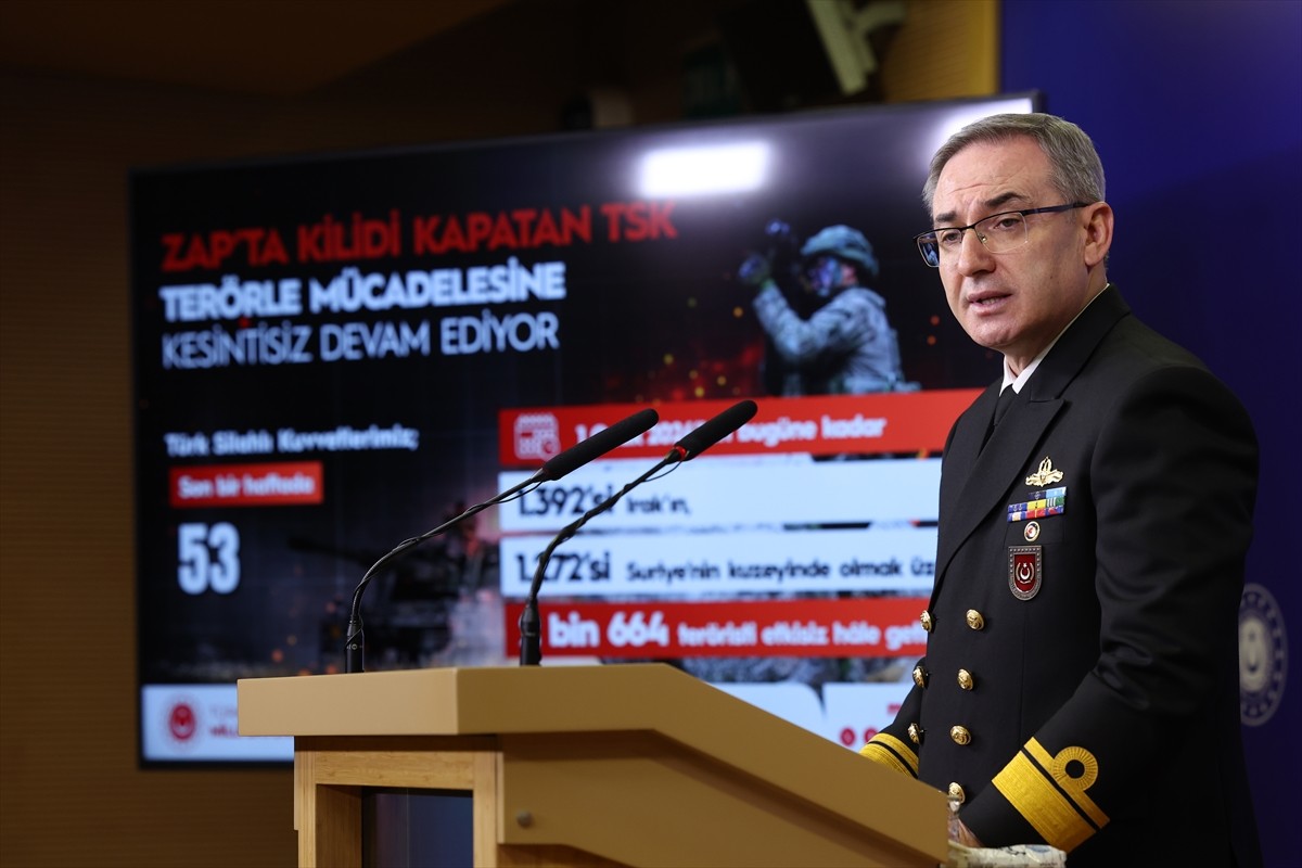 Milli Savunma Bakanlığı (MSB) Basın ve Halkla İlişkiler Müşaviri Tuğamiral Zeki Aktürk, Bakanlıkta...