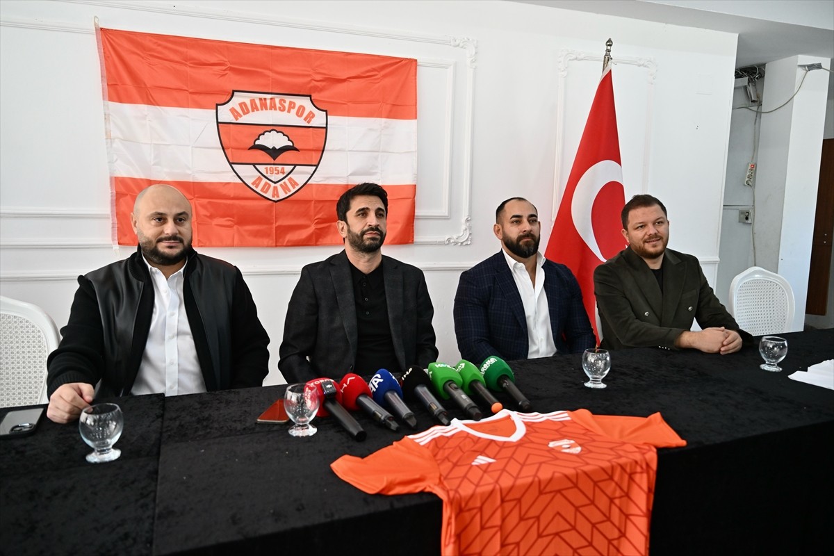 Trendyol 1. Lig ekibi Adanaspor'un yeni başkanı Ergin Göleli (fotoğrafta), kulübün 2. başkanı...