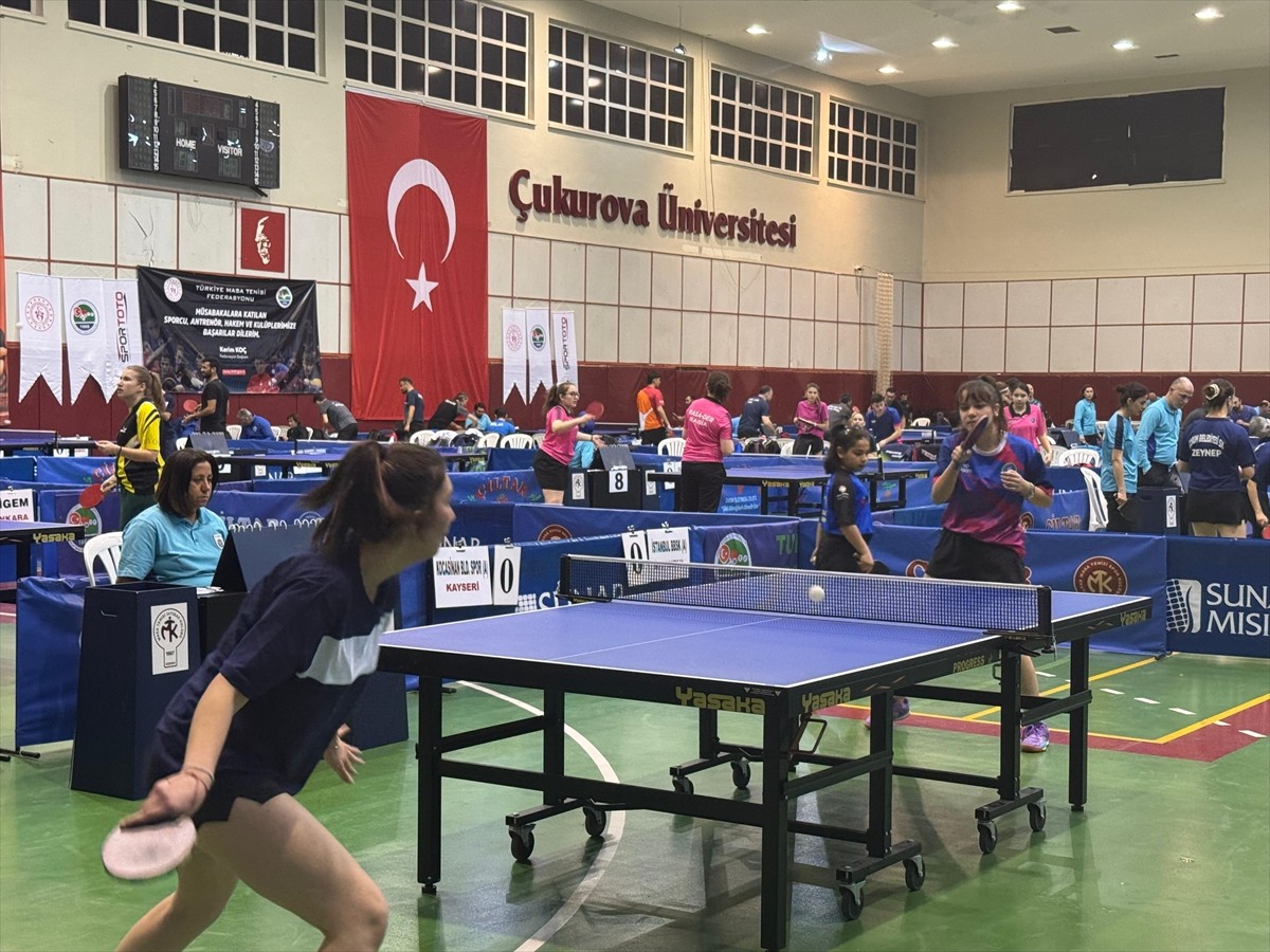 Türkiye Masa Tenisi Federasyonu tarafından düzenlenen Süper Lig 2. etap müsabakaları Adana'da...