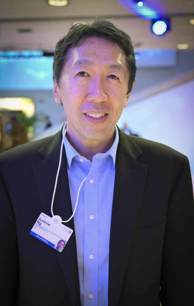 ABD merkezli DeepLearning.AI Kurucusu Andrew Ng, Dünya Ekonomik Forumu'nun (WEF) İsviçre'nin Davos...
