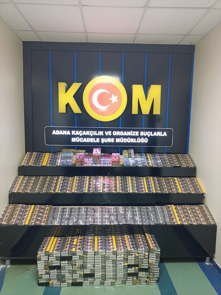 Adana'da kaçak 2 bin 750 paket sigara ve 44 elektronik sigara ele geçirilen iş yerinin sahibi...