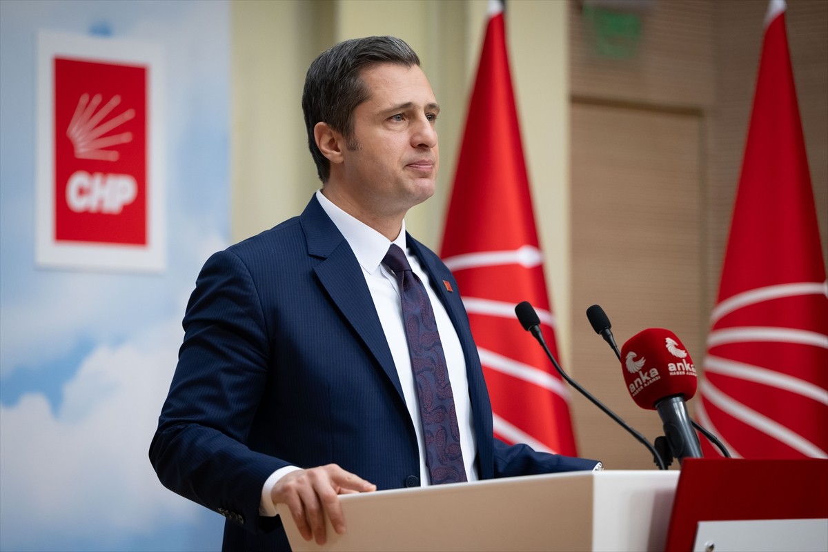CHP Genel Başkan Yardımcısı ve Parti Sözcüsü Deniz Yücel, CHP Genel Merkezi'nde basın toplantısı...