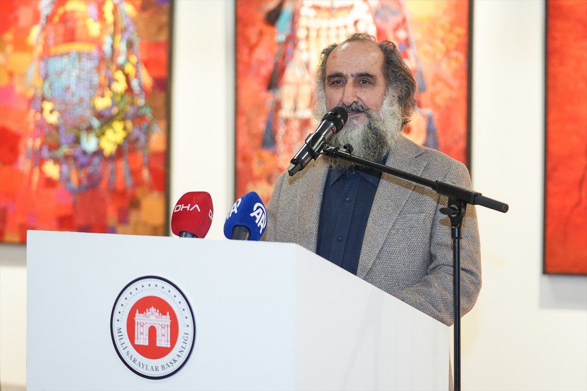 Cumhurbaşkanlığı Kültür Sanat Büyük Ödülü sahibi ressam İlhami Atalay'ın "Tak Takıştır Yap...