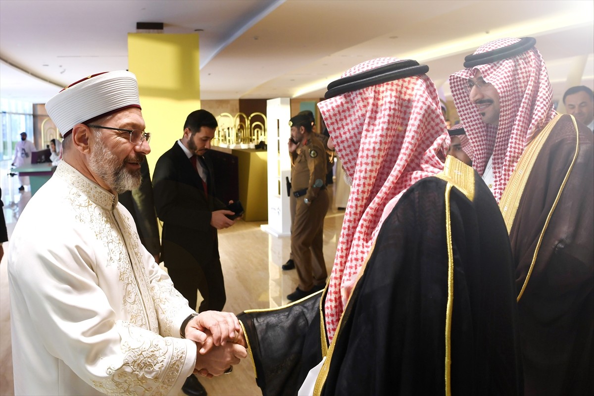 Diyanet İşleri Başkanı Ali Erbaş, Suudi Arabistan Hac ve Umre Bakanlığı tarafından Cidde'de...
