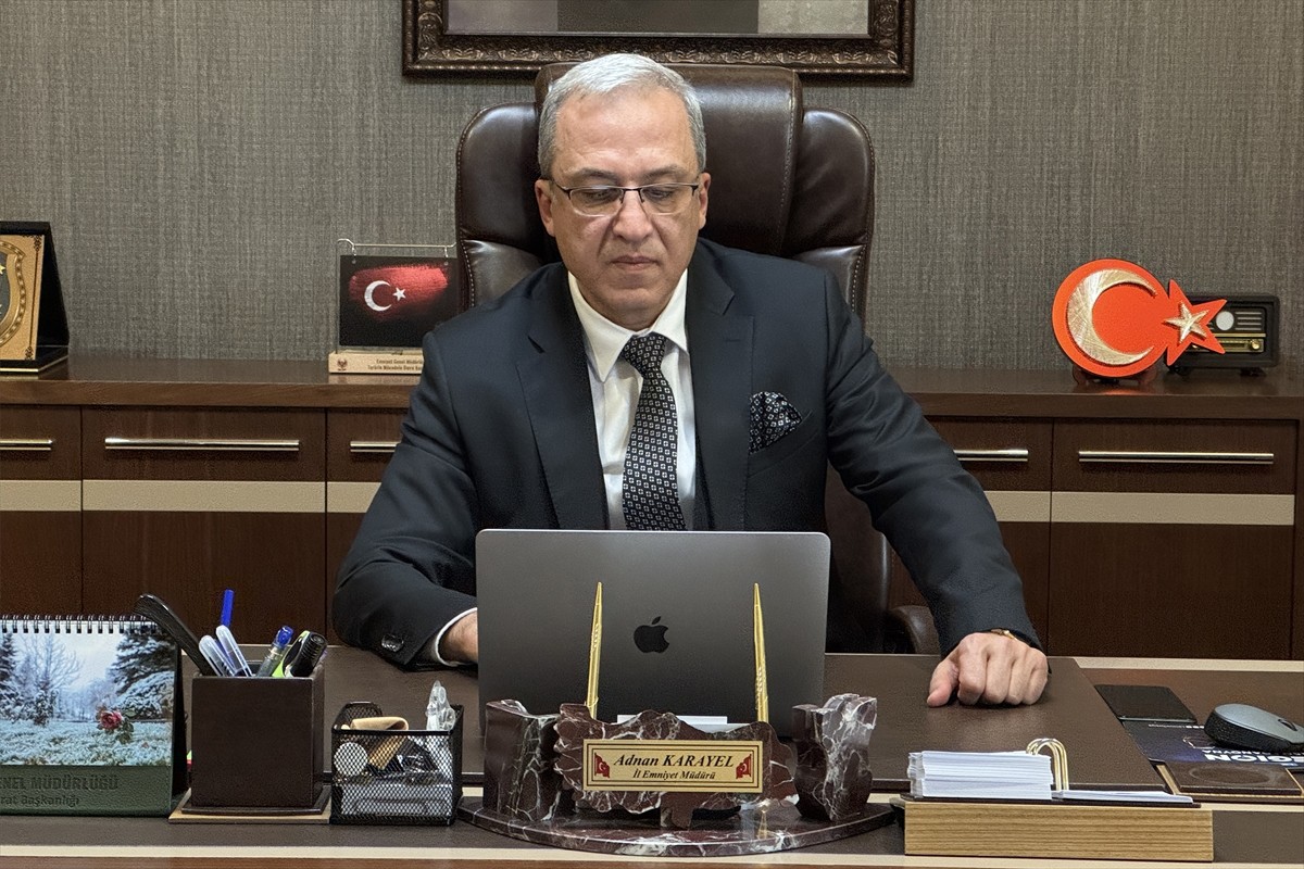 Elazığ Emniyet Müdürü Adnan Karayel, Anadolu Ajansının (AA) gözünden 2024'e damga vuran olaylara...