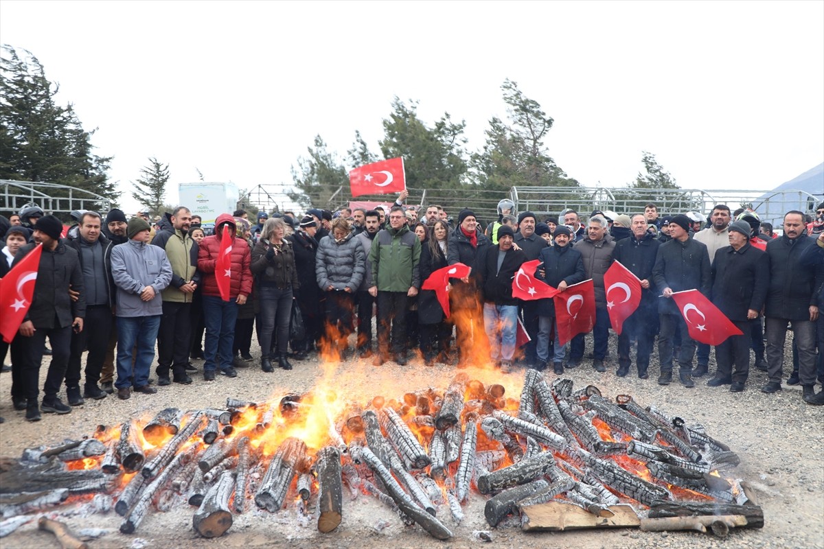 Hatay'da Sarıkamış Harekatı'nın 110. yılı dolayısıyla Amanos Dağları'nda yürüyüş...
