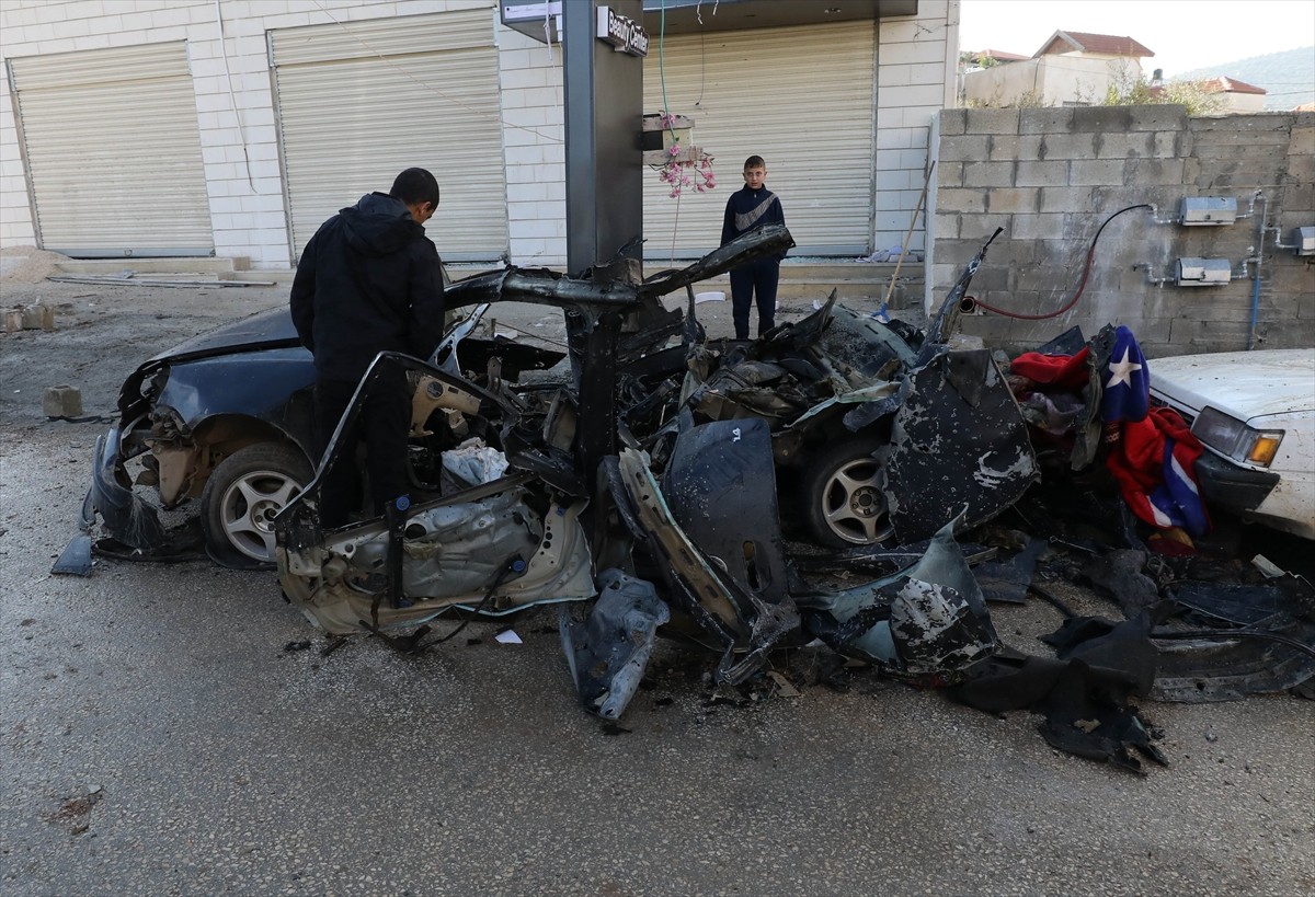 İsrail'in işgal altındaki Batı Şeria'nın Cenin kentinin güneyindeki Kabatiye kasabasında dün gece...