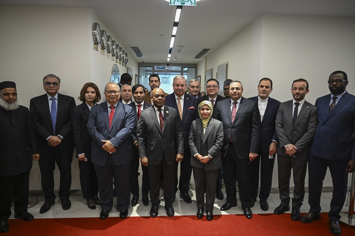 İstanbul'da, Gelişen 8 Ülke (D-8) Teşkilatı Sekreteryasının yeni binasının açılışı dolayısıyla...