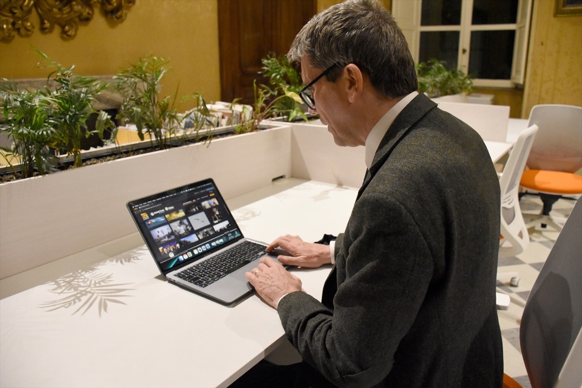 İtalya'daki Yabancı Basın Derneği Başkanı Maarten van Aalderen, Anadolu Ajansının (AA) gözünden...