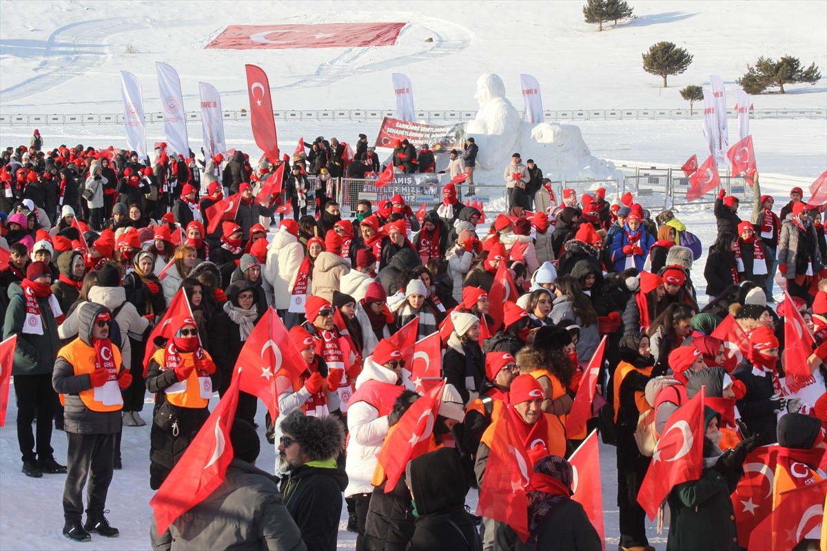 Kars'ın Sarıkamış ilçesinde Sarıkamış Harekatı'nın 110. yılı anma etkinlikleri kapsamında...