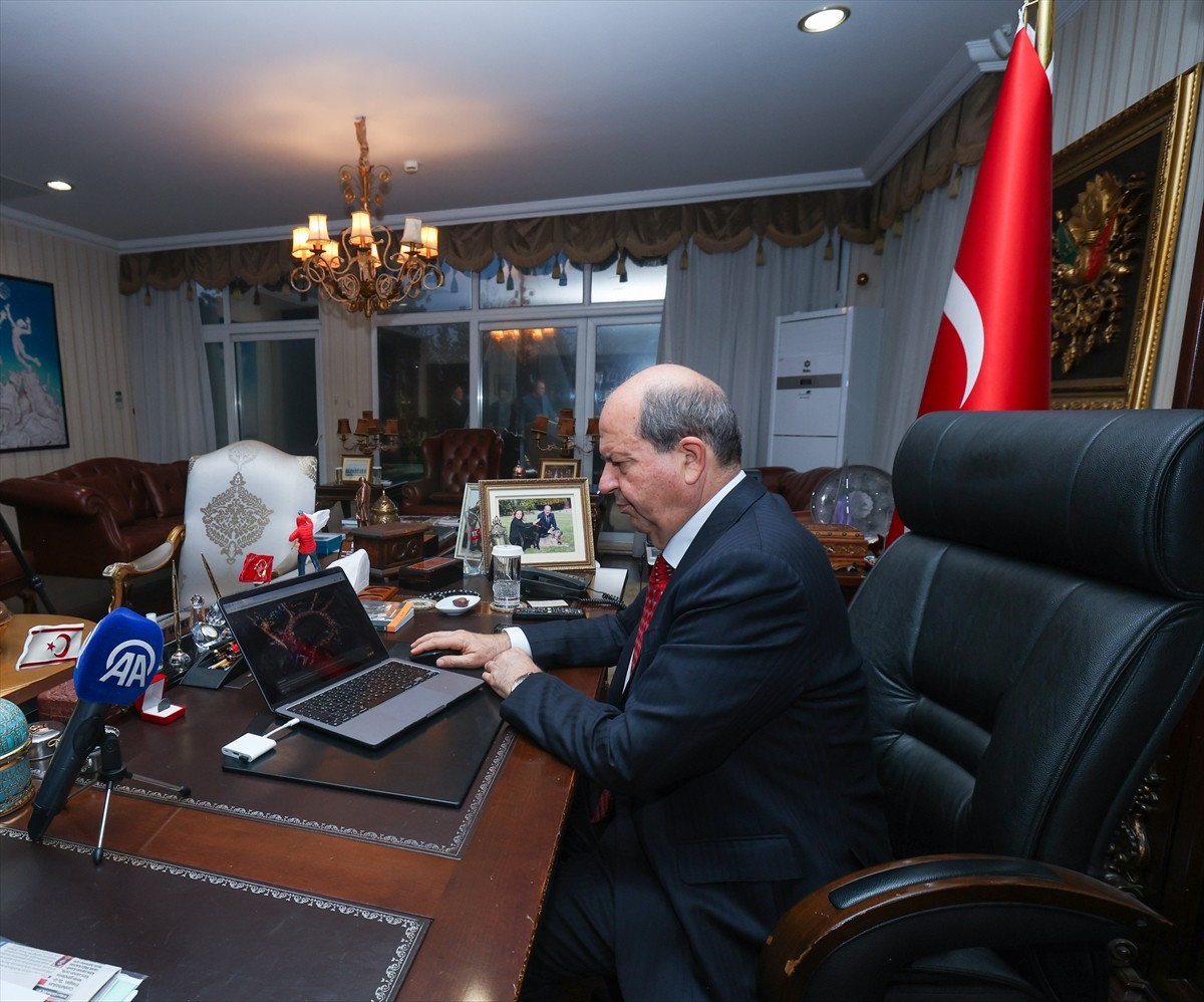 Kuzey Kıbrıs Türk Cumhuriyeti (KKTC) Cumhurbaşkanı Ersin Tatar, Anadolu Ajansının (AA) gözünden...
