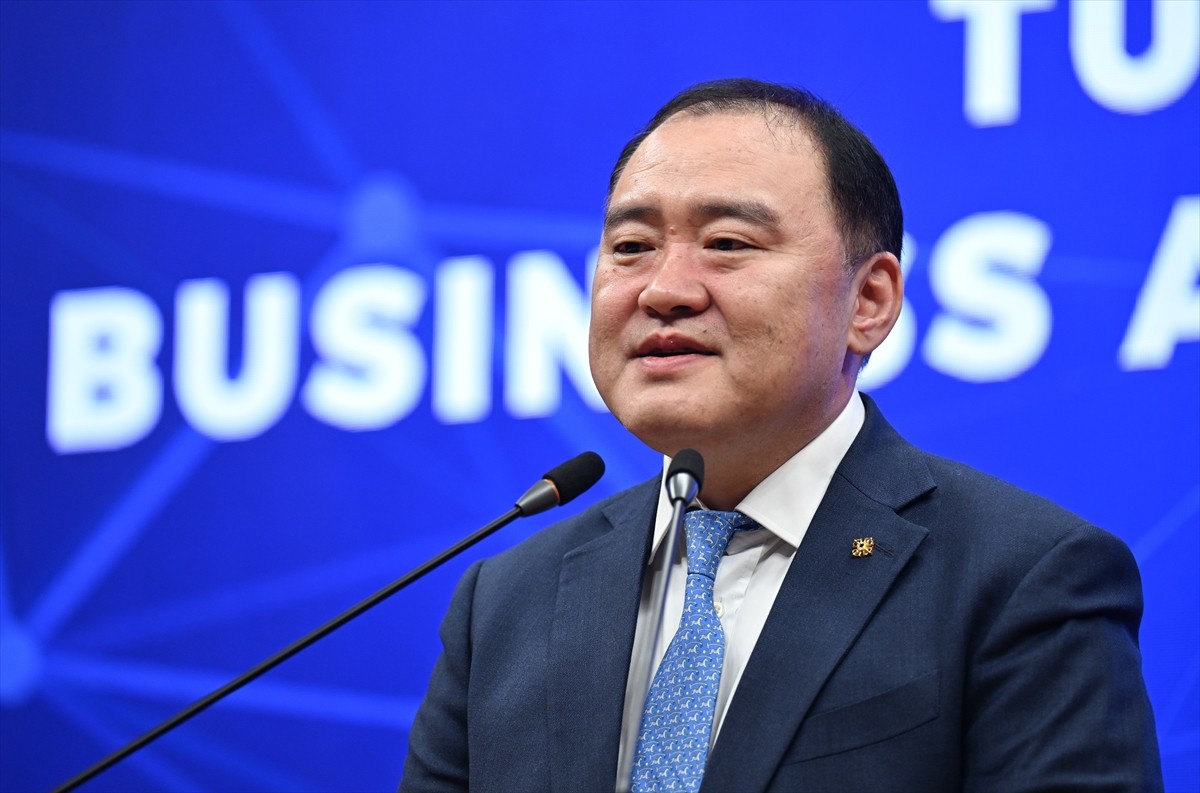 Moğolistan Başbakan Yardımcısı, Ekonomi ve Kalkınma Bakanı Luvsannyam Gantumur, TOBB Başkanı Rifat...