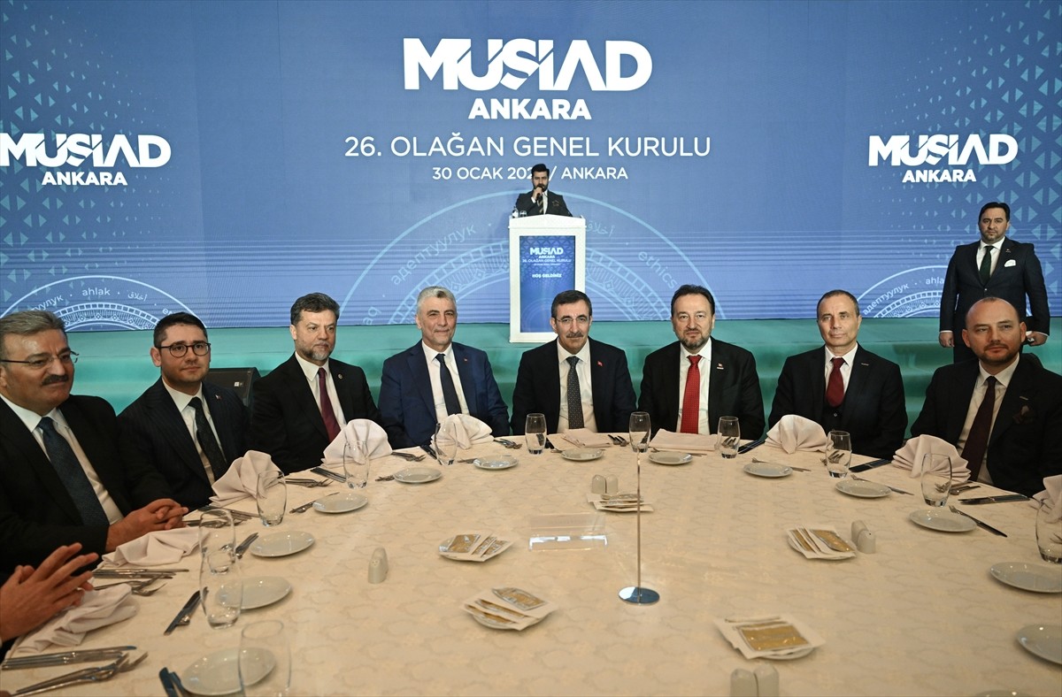 Müstakil Sanayici ve İşadamları Derneği (MÜSİAD) Ankara'nın 26. Olağan Genel Kurulu, Ankara'da bir...